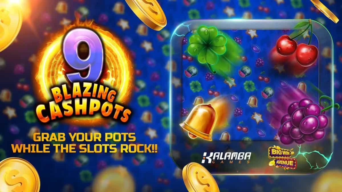 9 Blazing Cashpots: Helt GALEN 30 000x Cashpot-vinst!