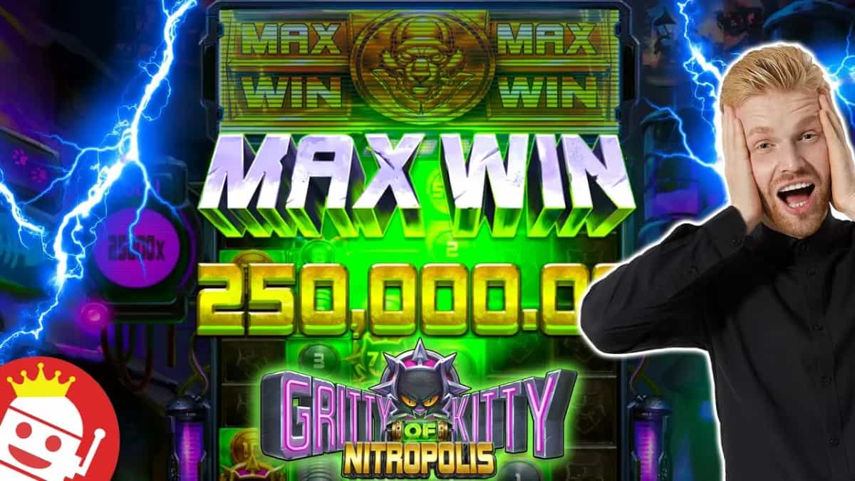 Gritty Kitty (Nolimit): Gain MAXIMAL à 25000x atteint !