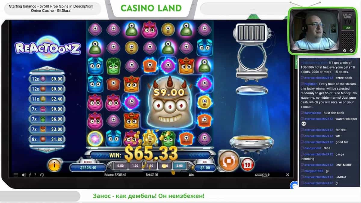 HUGE Reactoonz Win: Gargantoon Bonus on Sensor Casino!