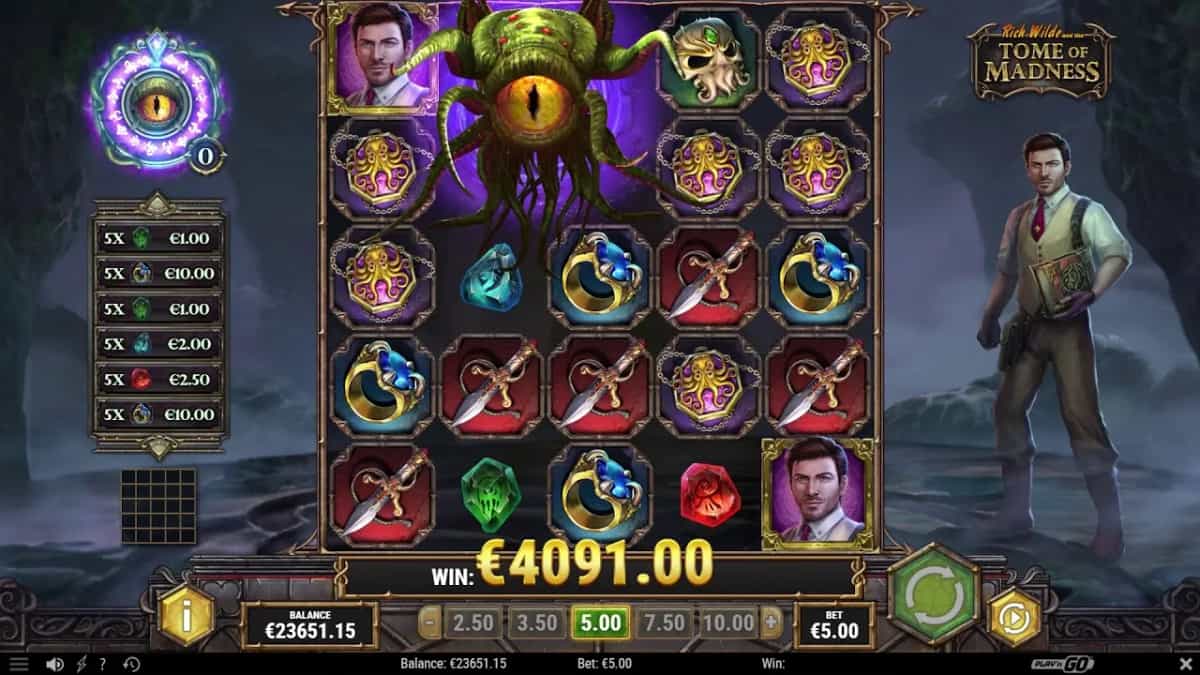 Gran Premio! Max Win de 10.000€ en Tome of Madness