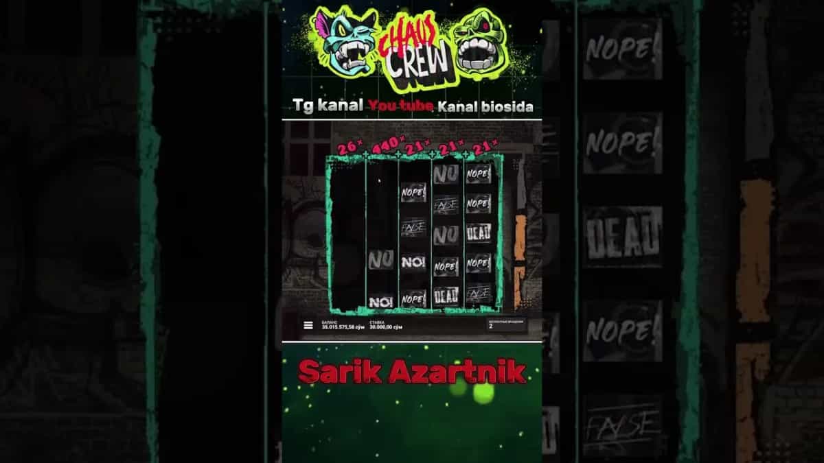 Chaos Crew: 4590x MEGA-Gewinn! Hacksaw Gaming Slot