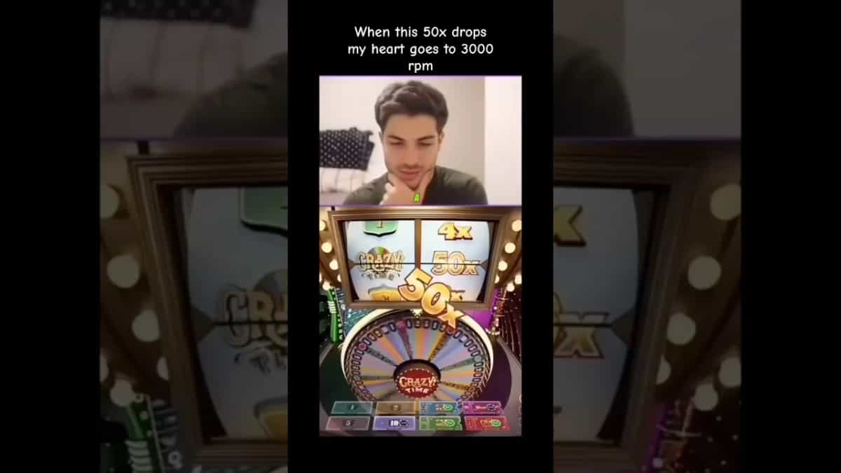 Crazy Time: Watch a 2500x Win on Evolution! Live Casino