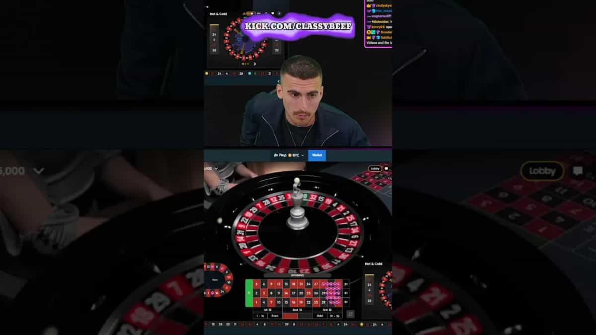 Roulette: Streamer vinner $108,000 efter 3x raka vinster!