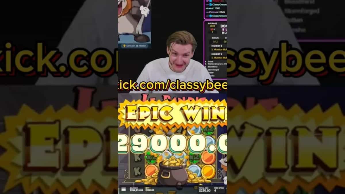 Le Bandit: Huge 1293x Win Leaves Streamer Speechless!