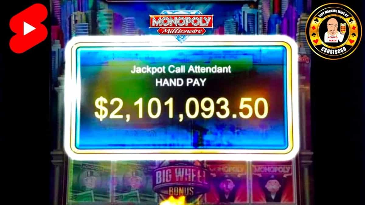 Cosmo Casino: $2.1M Jackpot on Monopoly Millionaire!