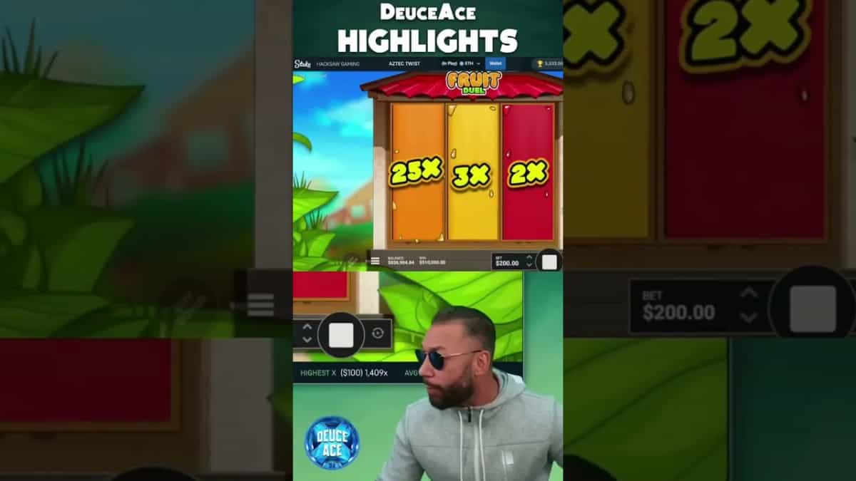 Fruit Duel: Insane 2550x Win on Hacksaw Gaming Slot!