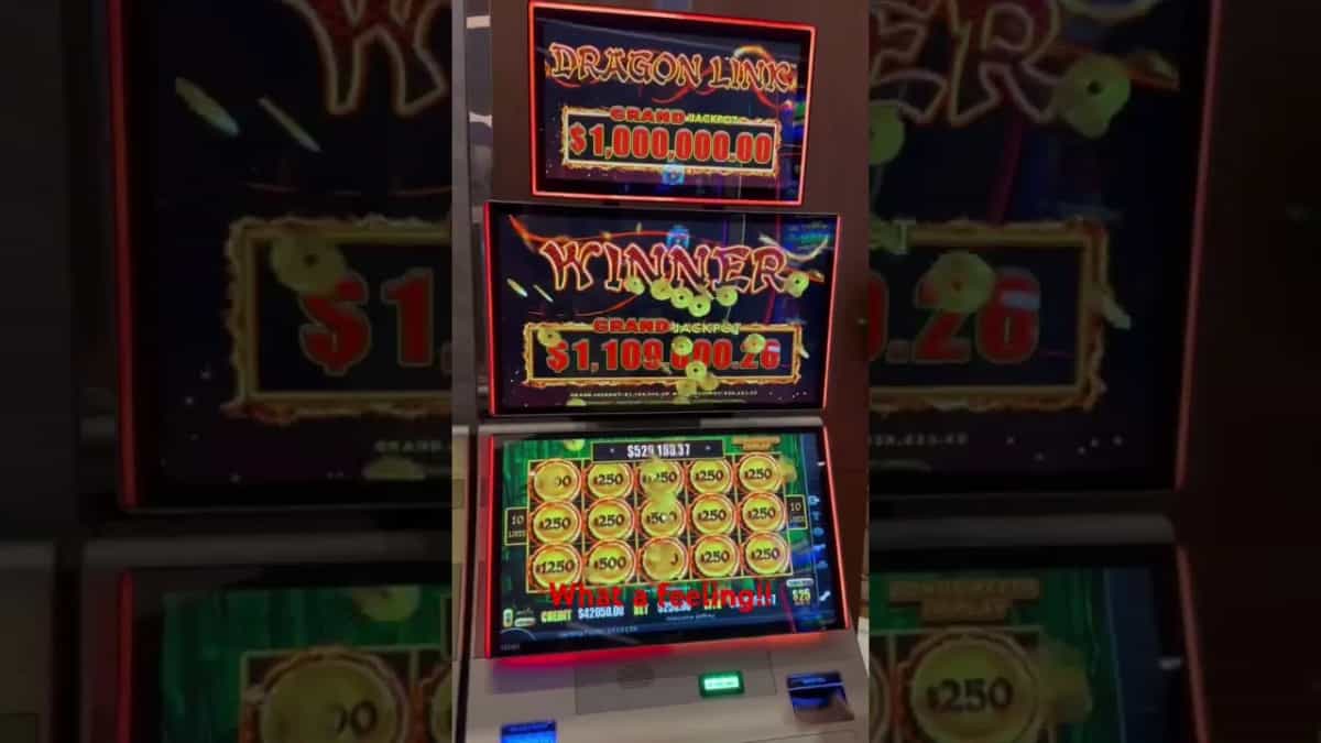 Grand Jackpot de $1,109,000 en Dragon Link (Aristocrat)!