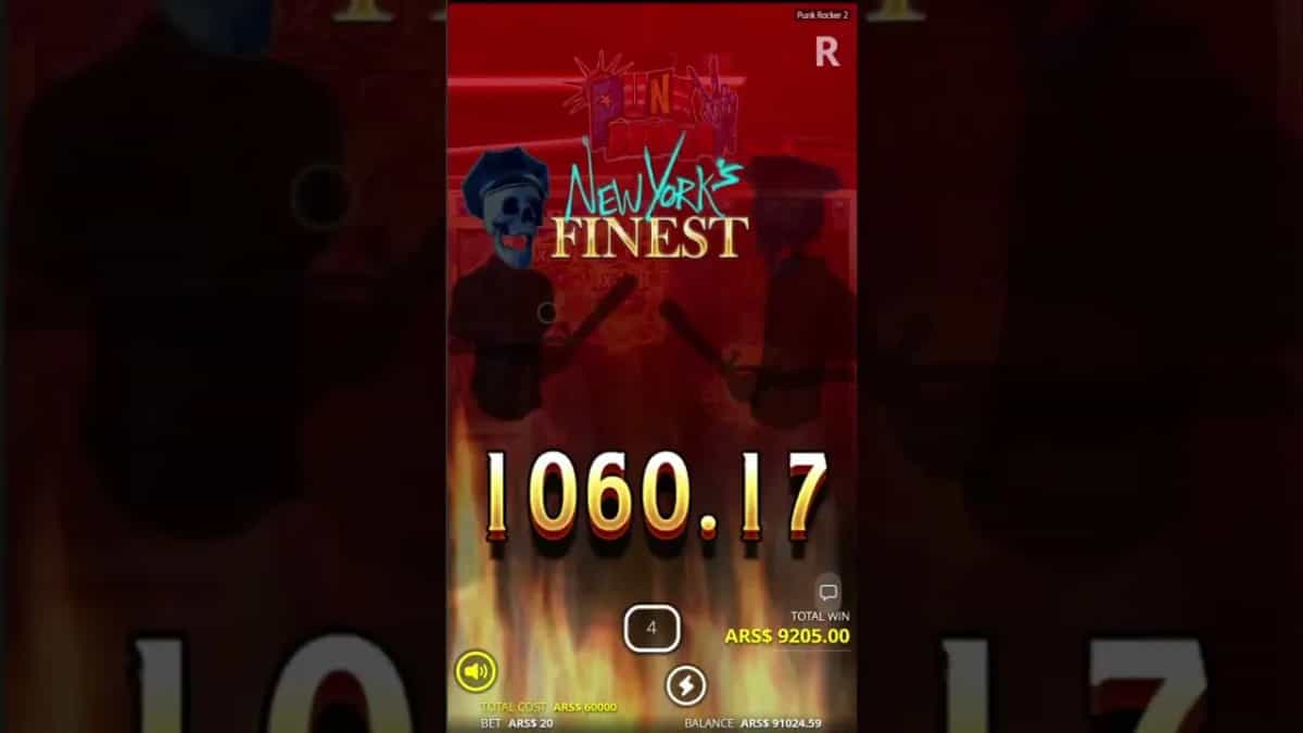 Gain EXPLOSIF de 30144x sur Punk Rocker (Nolimit City) !