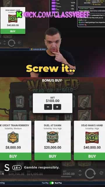 Wanted Dead 1245x Bonus Buy Huge Instant Win