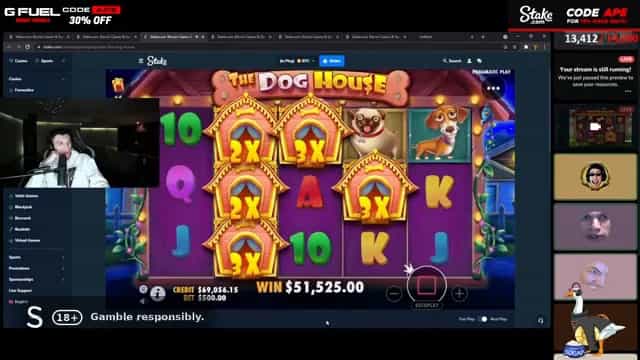 The Dog House 1735x Big Win, on Stake Casino