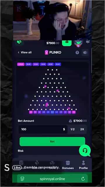 $10 000 Plinko-vinst & Snabbt Uttag hos Spinroyal!