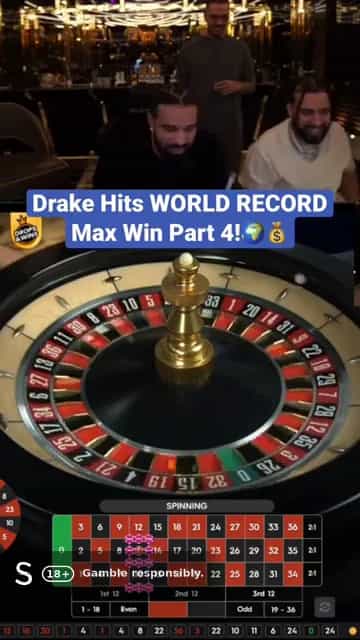Roulette: Drake Vinner $11.9 Miljoner (Evolution Gaming)