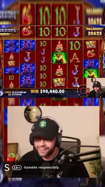 Destiny Megaways Big Win Slot: Streamer's Reaction