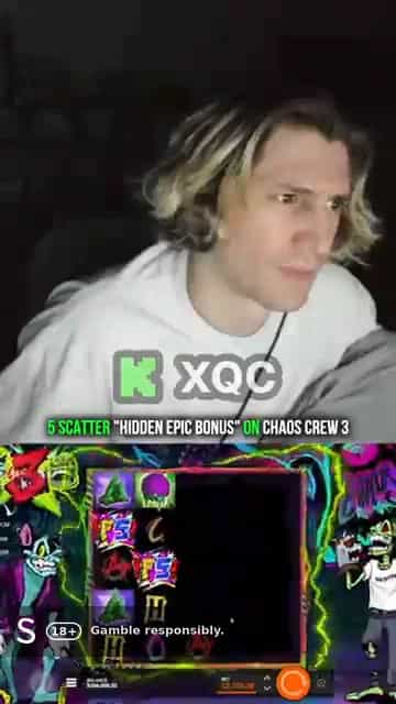 Chaos Crew 3 18750x Free Spins: xQc's Epic Round