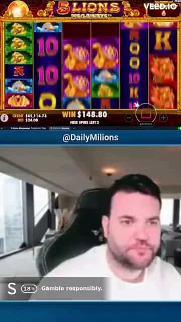 5 Lions Megaways Big Win Bonus: 18x Multiplier