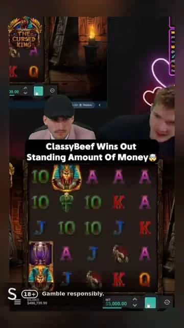 The Cursed King 5610x Multiplier, ClassyBeef Win