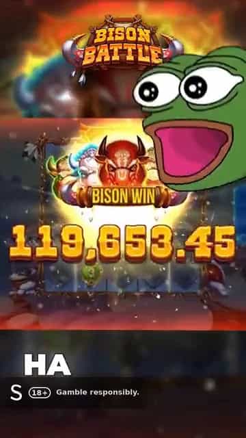 Bison Battle 3010x Big Win on Ice Park Feature