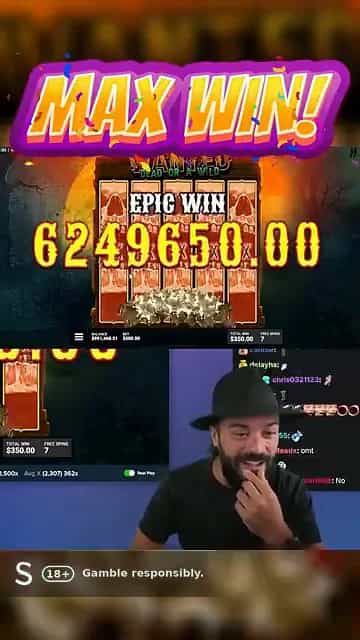 Roshtein Wanted 12500x Max Win: Dead Man's Hand