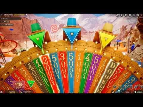 Crazy Time : Vivez un gain colossal avec un multiplicateur de 2000x !