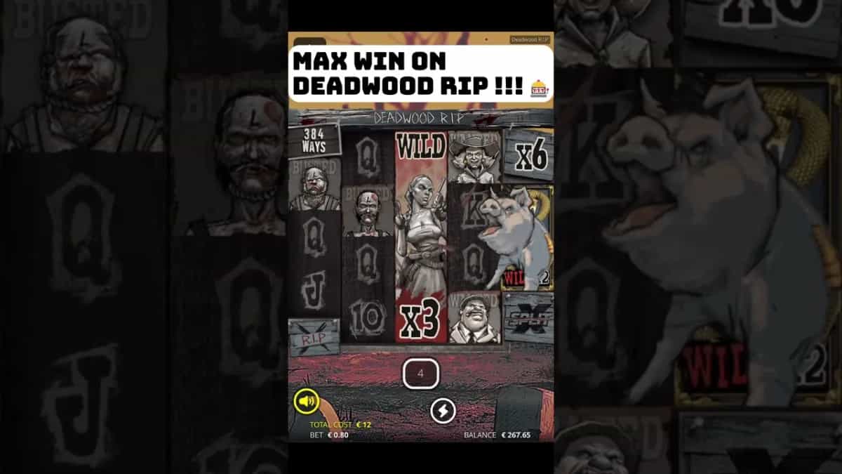 Deadwood R.I.P.: 100.000x MAXIMALGEWINN bei Nolimit City!