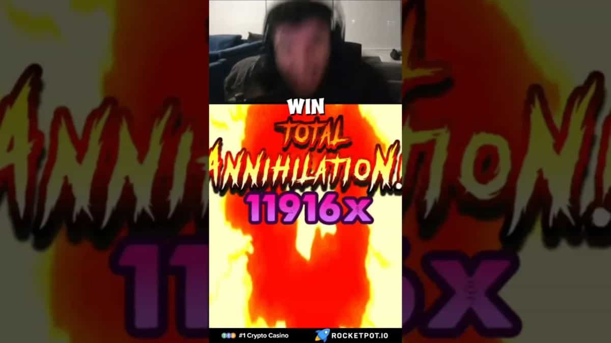 Rocketpot: Massive Win on Mystery Slot Game - 11916x!