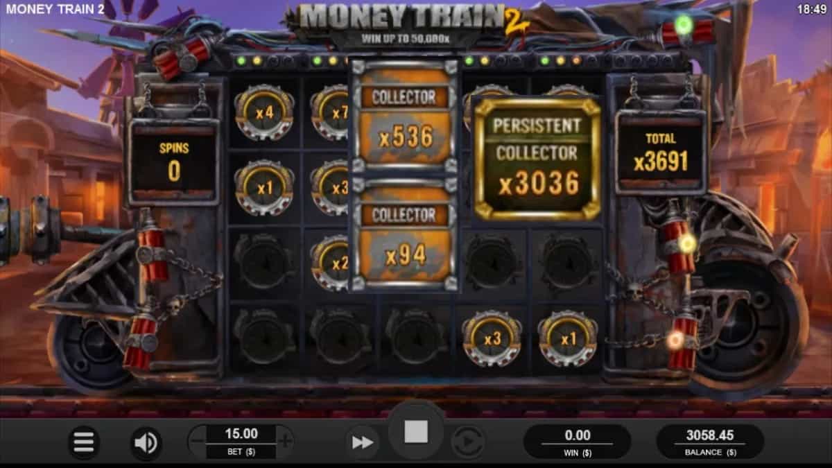 Money Train 2: Insane 3691x Win in Bonus Round on Sensor!