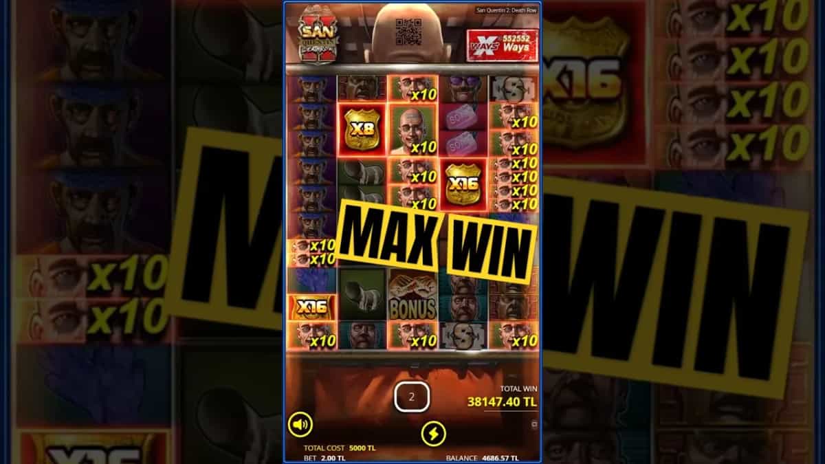San Quentin 2: 200,000x Max Win - Can You Handle It?
