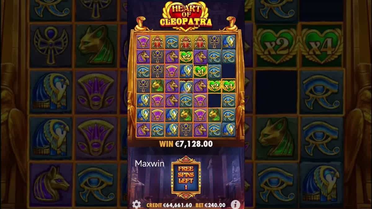 Heart of Cleopatra: Jaw-Dropping €445,808 MAX WIN!