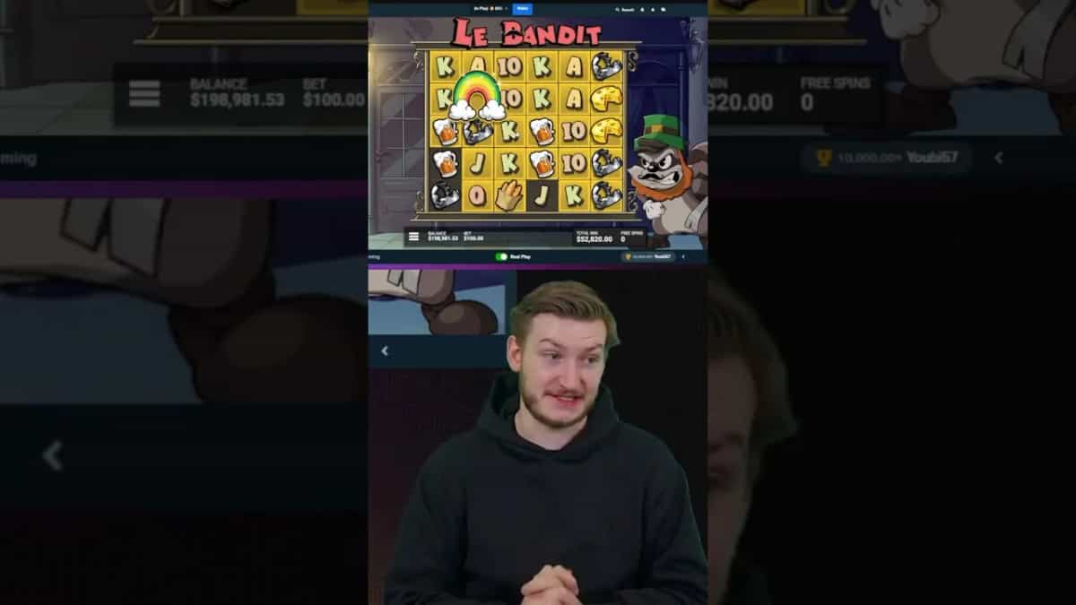 Le Bandit: Massive 2948x Win on Hacksaw Gaming Slot!